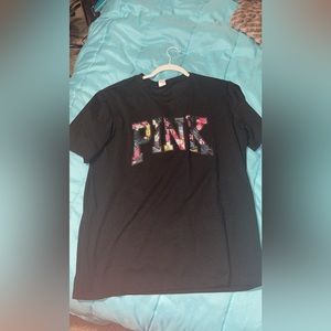Pink print shirt
